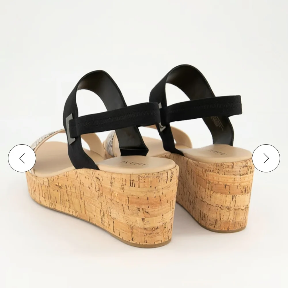 🏷️Alfani Women's Maybell Platform Wedge Sandals Size 9.5M NIB - Picture 3 of 10